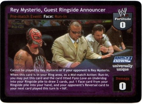 Rey Mysterio, Guest Ring Announcer